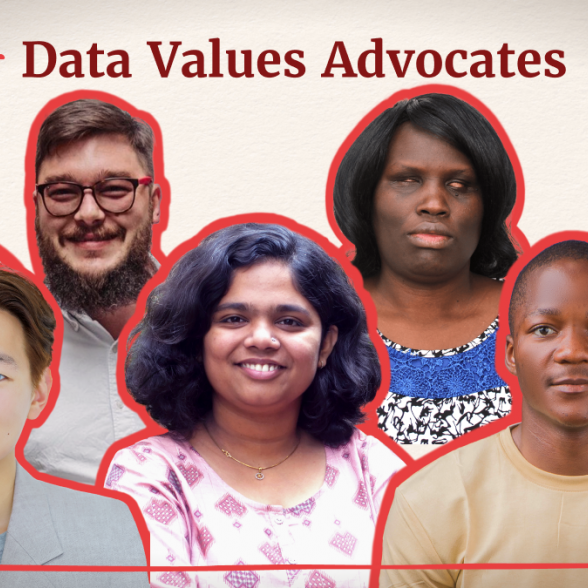Images of the seven Data Values Advocates